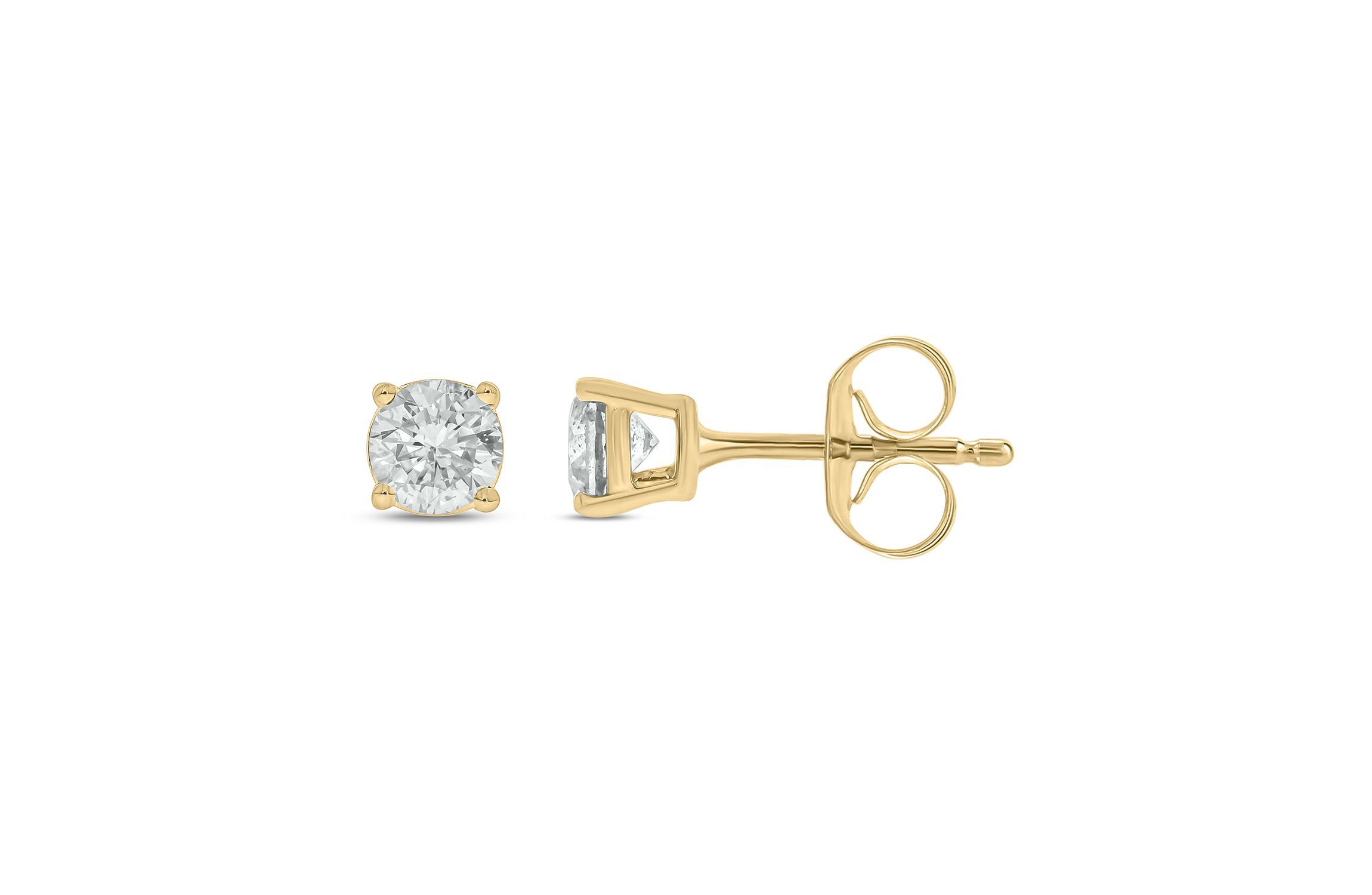 3/8 ct. t.w. Diamond Solitaire Earring In 14K Gold