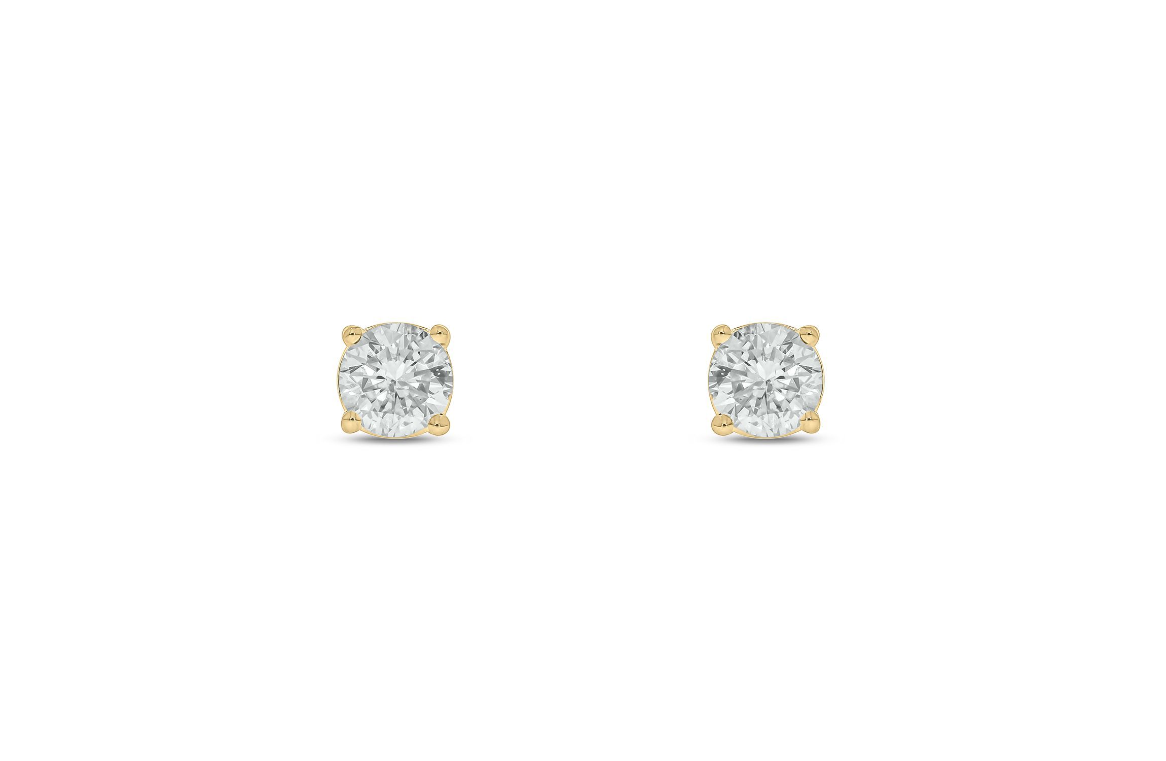 3/8 ct. t.w. Diamond Solitaire Earring In 14K Gold