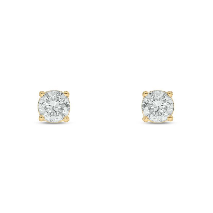 3/8 ct. t.w. Diamond Solitaire Earring In 14K Gold