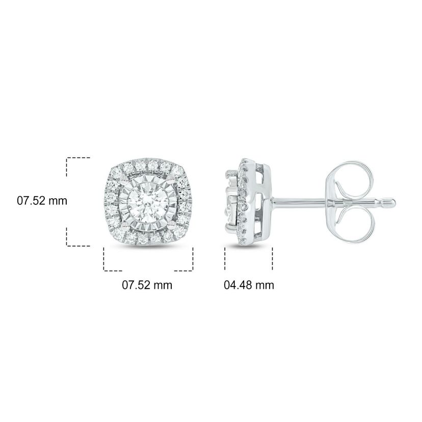 1/2 ct. t.w. Diamond Solitaire Earring In 14K Gold