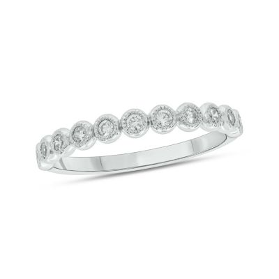 Belk & Co 1/4 ct. t.w. Diamond Anniversary Band in 10K Gold, White, 6 -  0686557607789