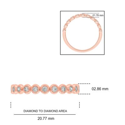 1/4 ct. t.w. Diamond Anniversary Band 10K Gold