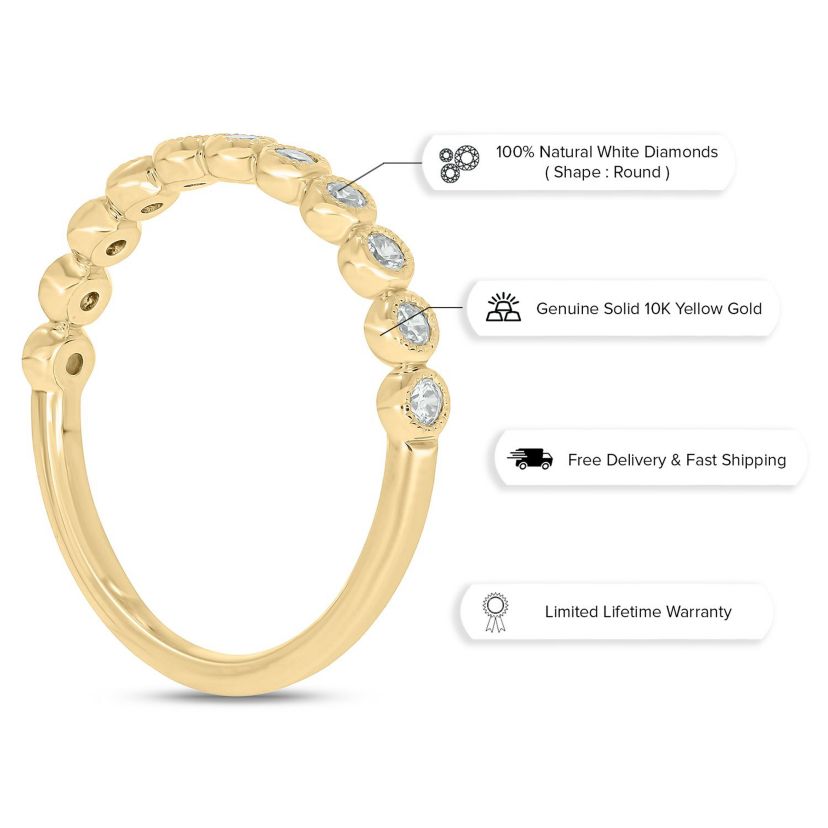1/4 ct. t.w. Diamond Anniversary Band in 10K Gold