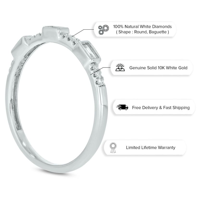 1/6 ct. t.w. Diamond Anniversary Band in 10K Gold
