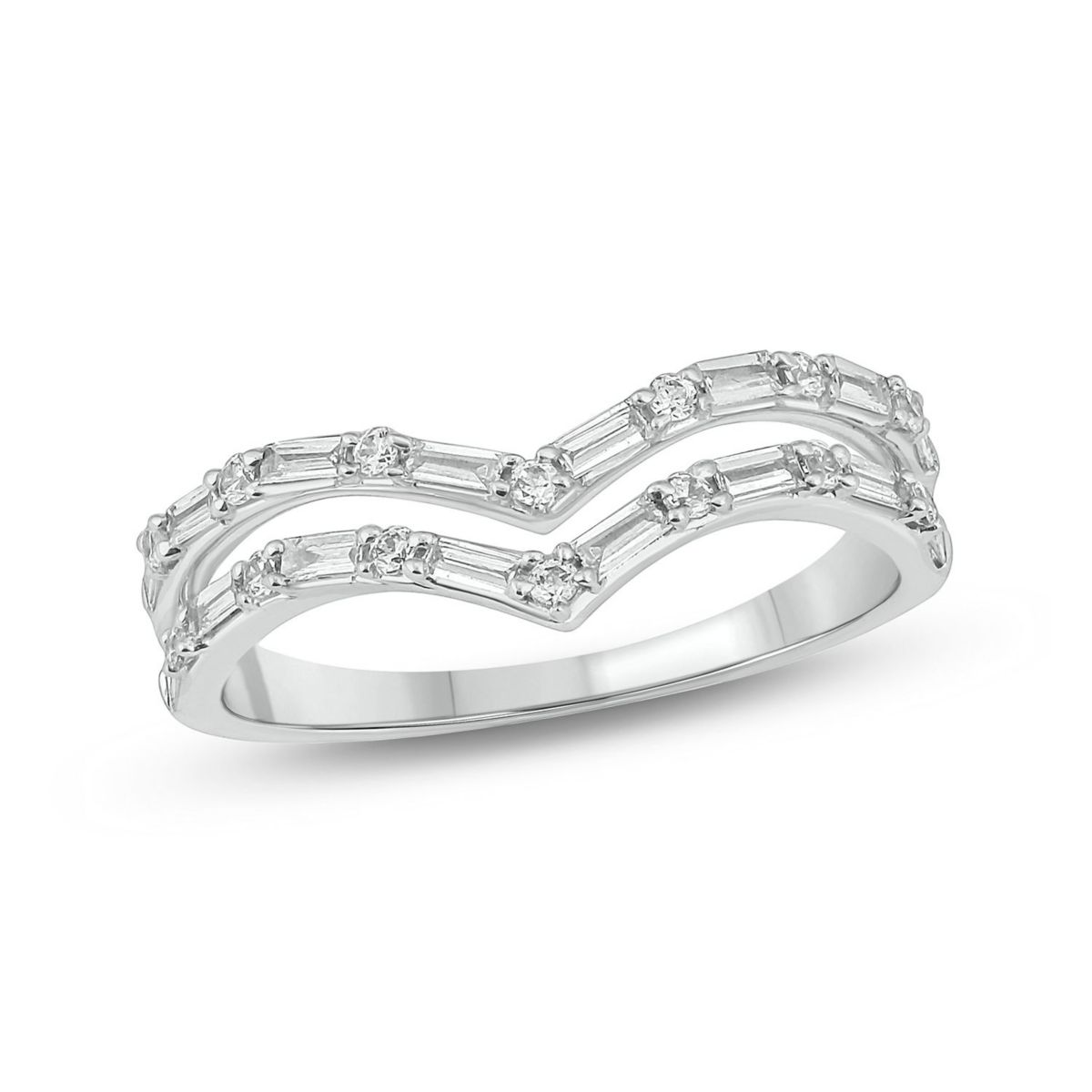 1/3 ct. t.w. Diamond Curve Fashion Ring In 10K Gold