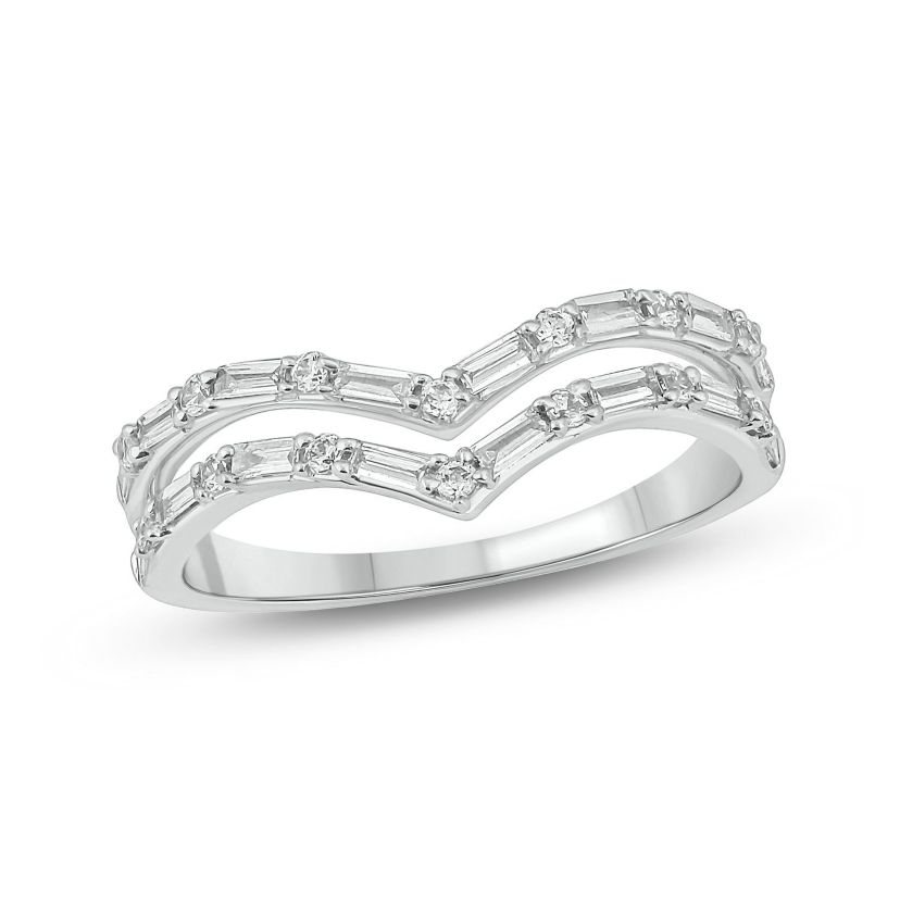1/3 ct. t.w. Diamond Curve Fashion Ring In 10K Gold
