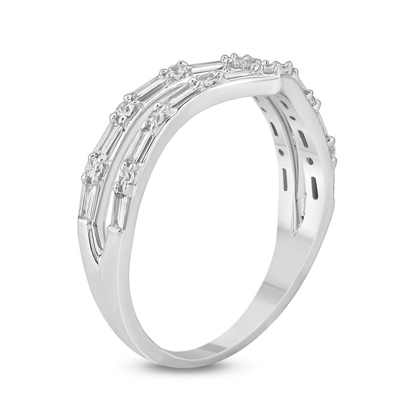 1/3 ct. t.w. Diamond Curve Fashion Ring In 10K Gold