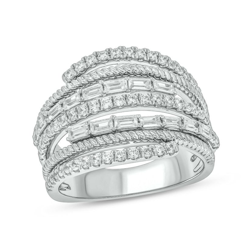 1.0 ct.t.w White Diamond Stunning Fashion Ring in 14K Gold