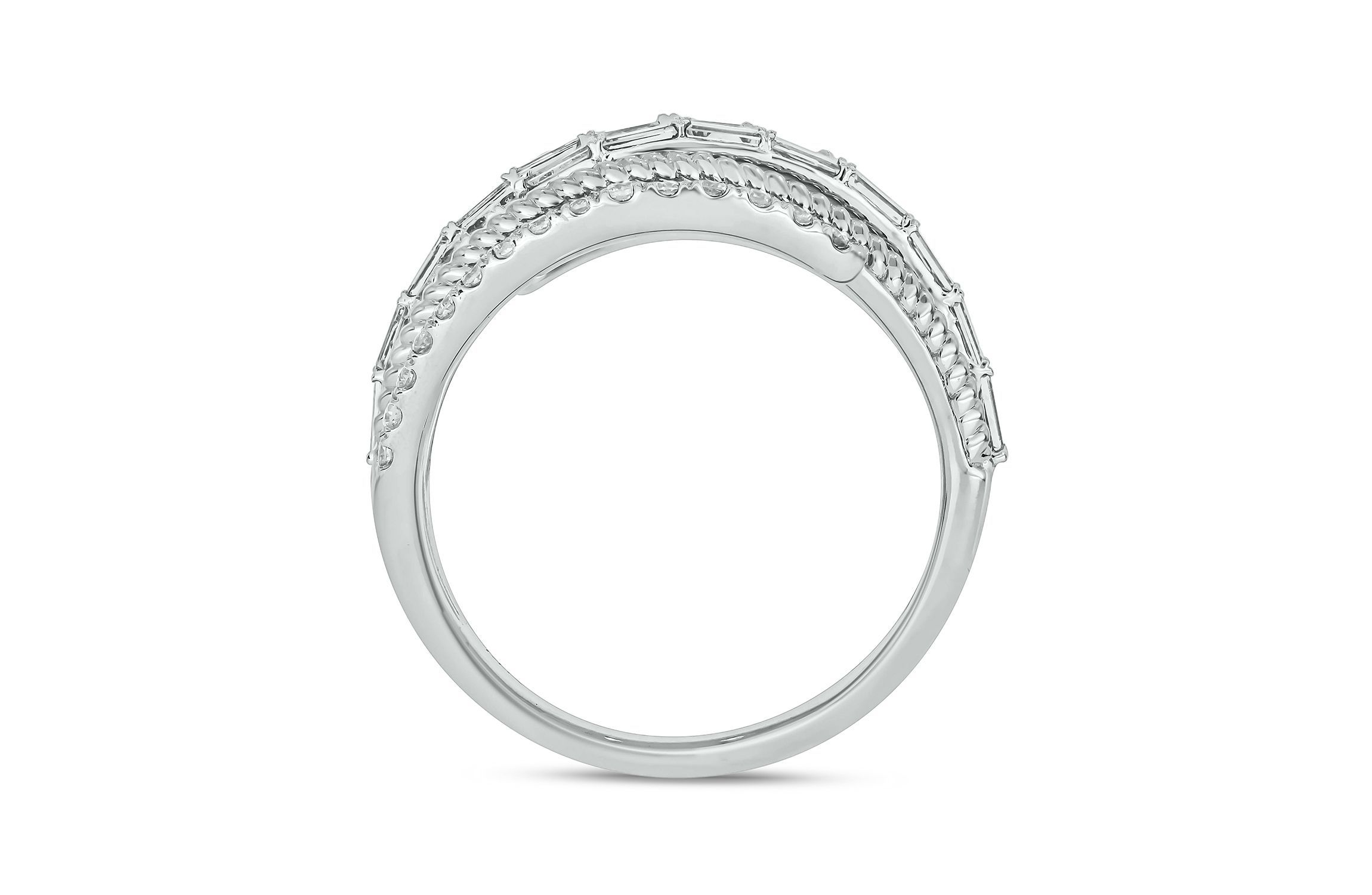 1.0 ct.t.w White Diamond Stunning Fashion Ring in 14K Gold