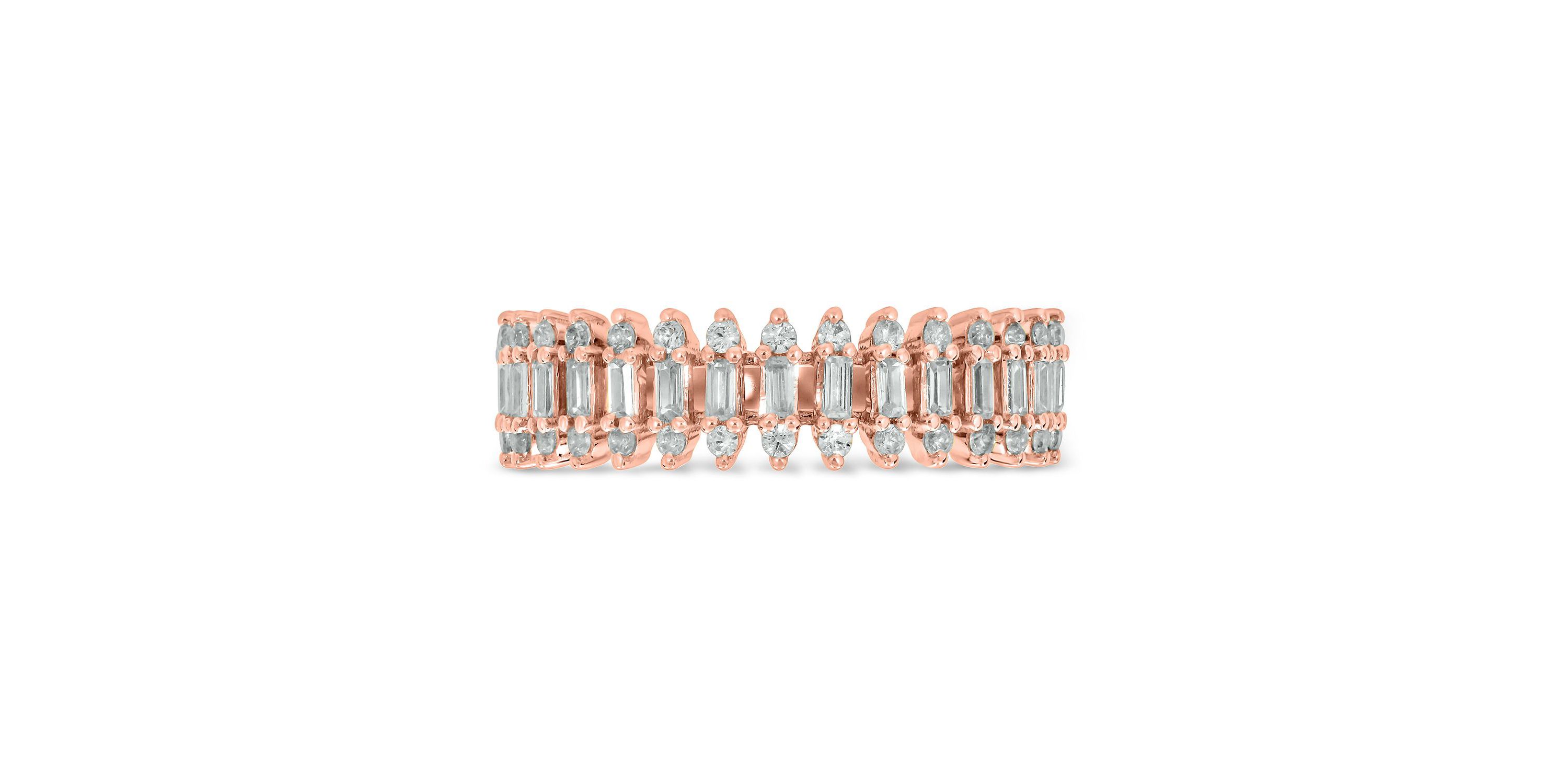 1/2 ct.t.w White Diamond Gorgeous Studded Anniversary Band in 14K Gold