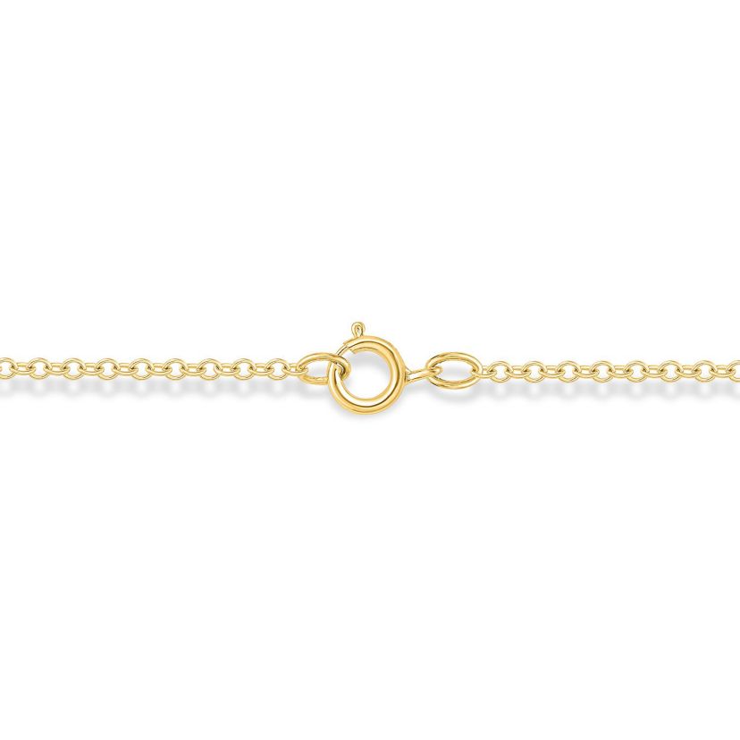 1/5 ct. t.w White Diamond Initial V Shape Pendnat Necklace For Womens In 10K Gold