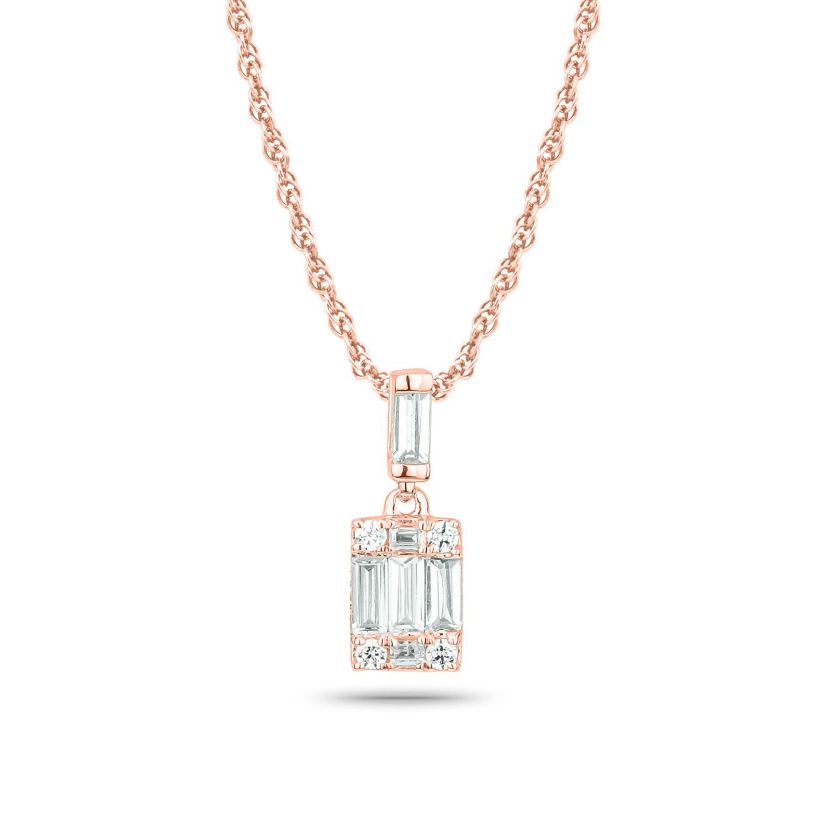 1/6 ct. t.w Natrual White Diamond Solitaire Pendant Necklace in 10K Gold