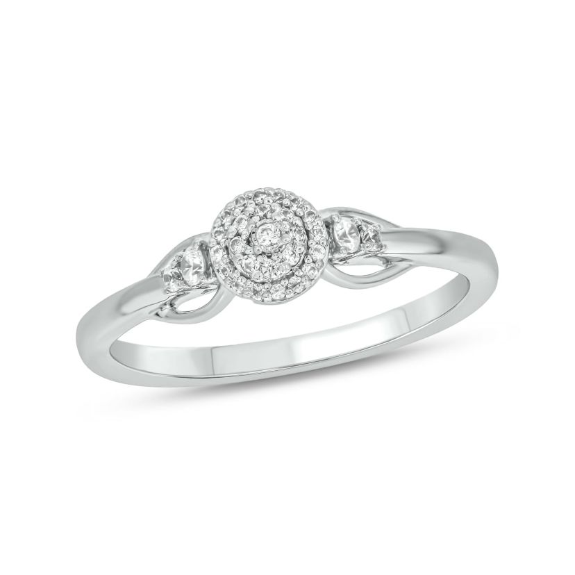 1/6 ct.t.w. Diamond Gorgeous Promise Ring in 14KT Rose Gold