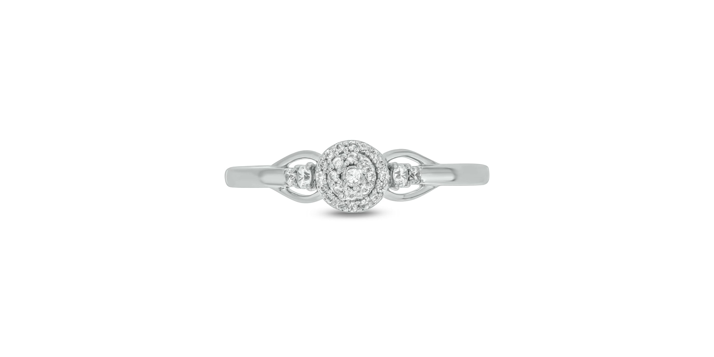 1/6 ct.t.w. Diamond Gorgeous Promise Ring in 14KT Rose Gold