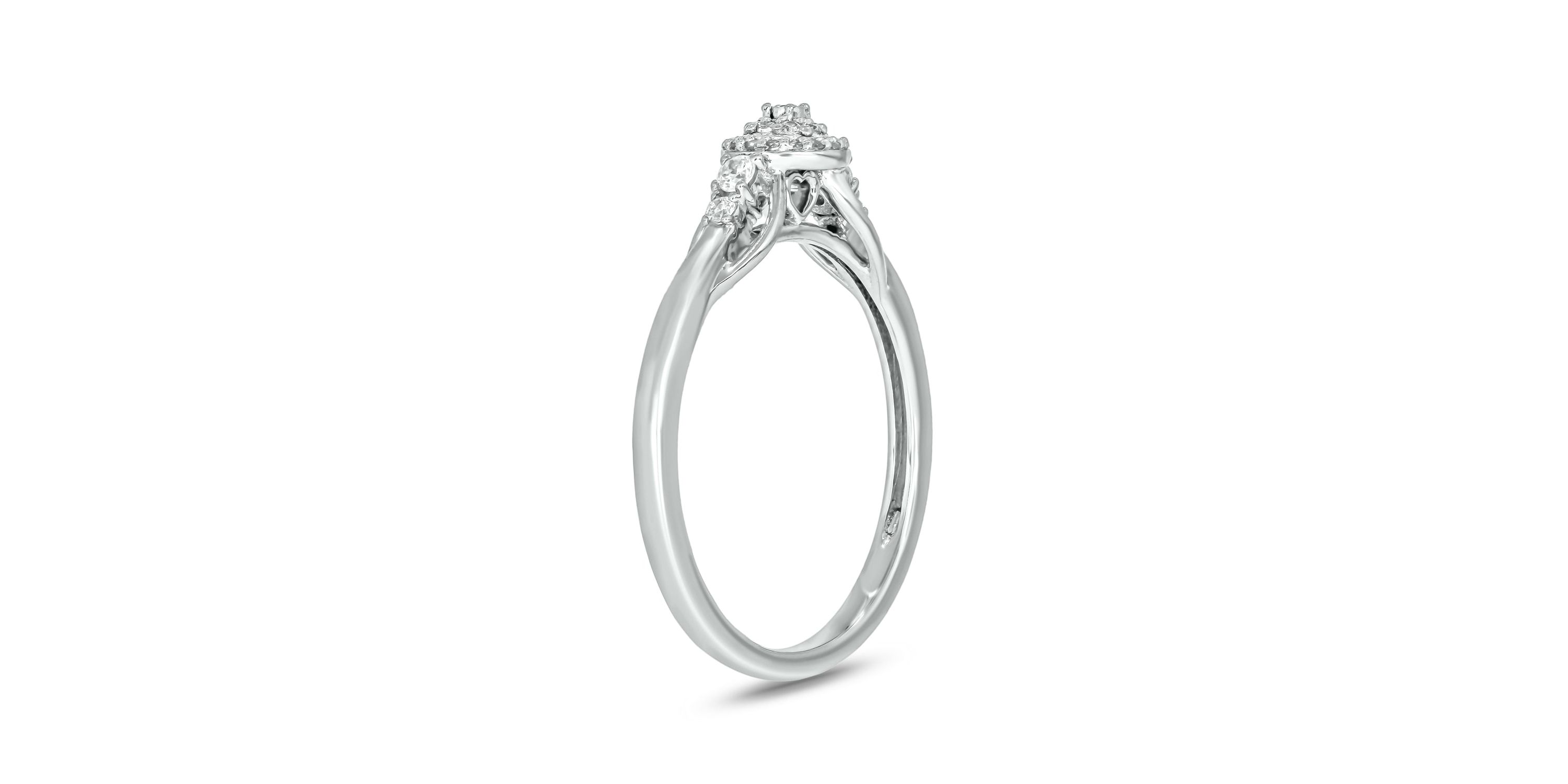 1/6 ct.t.w. Diamond Gorgeous Promise Ring in 14KT Rose Gold