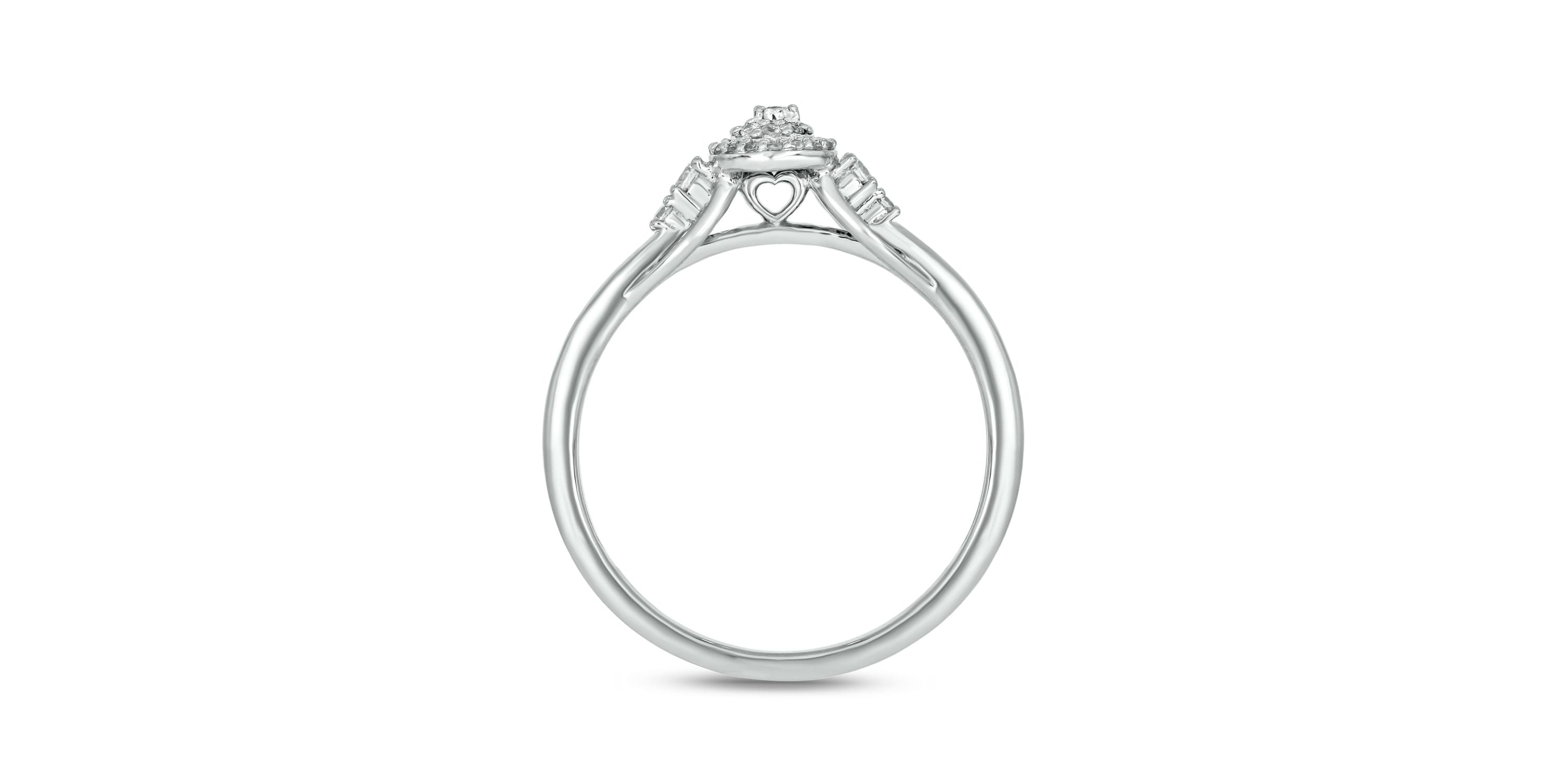 1/6 ct.t.w. Diamond Gorgeous Promise Ring in 14KT Rose Gold