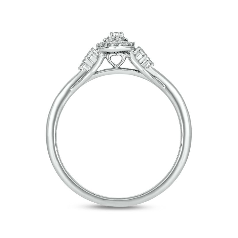 1/6 ct.t.w. Diamond Gorgeous Promise Ring in 14KT Rose Gold