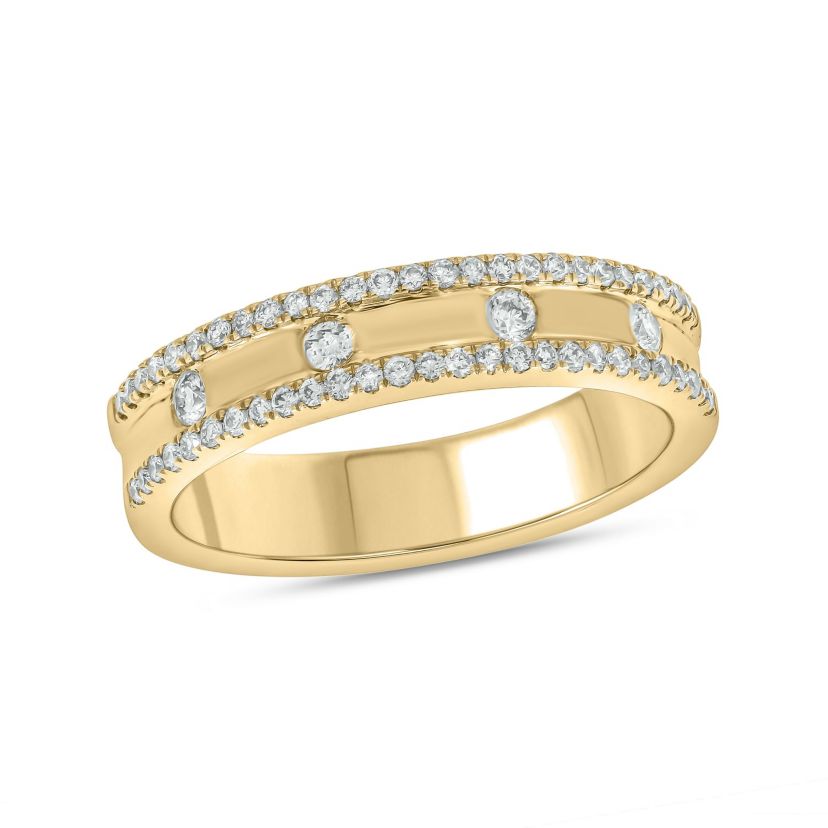1/3 ct.t.w. Diamond Anniversary Band in 14KT White Gold