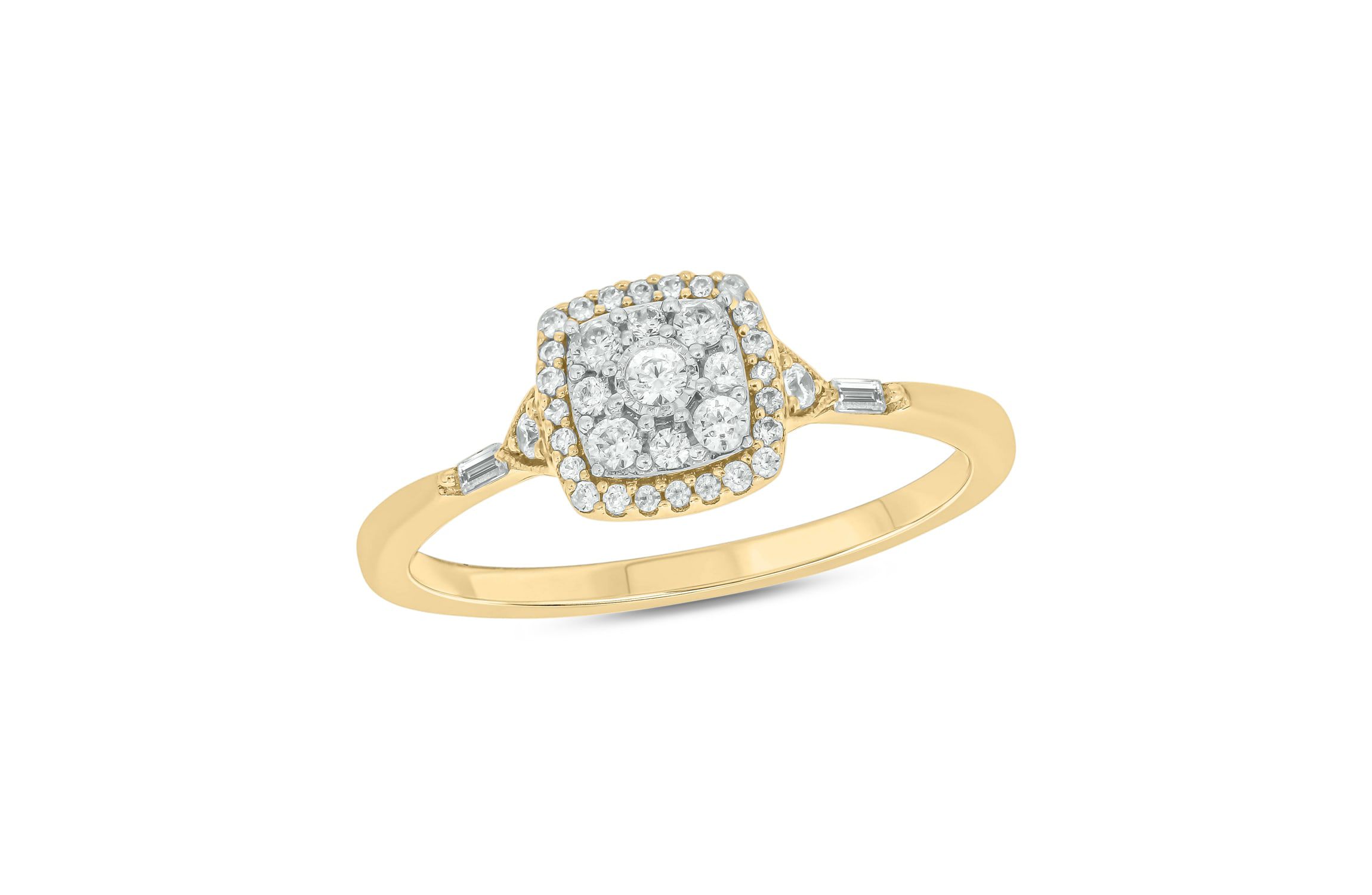 1/4 ct.t.w. Diamond Gorgeous Promise Ring in 14KT Yellow Gold