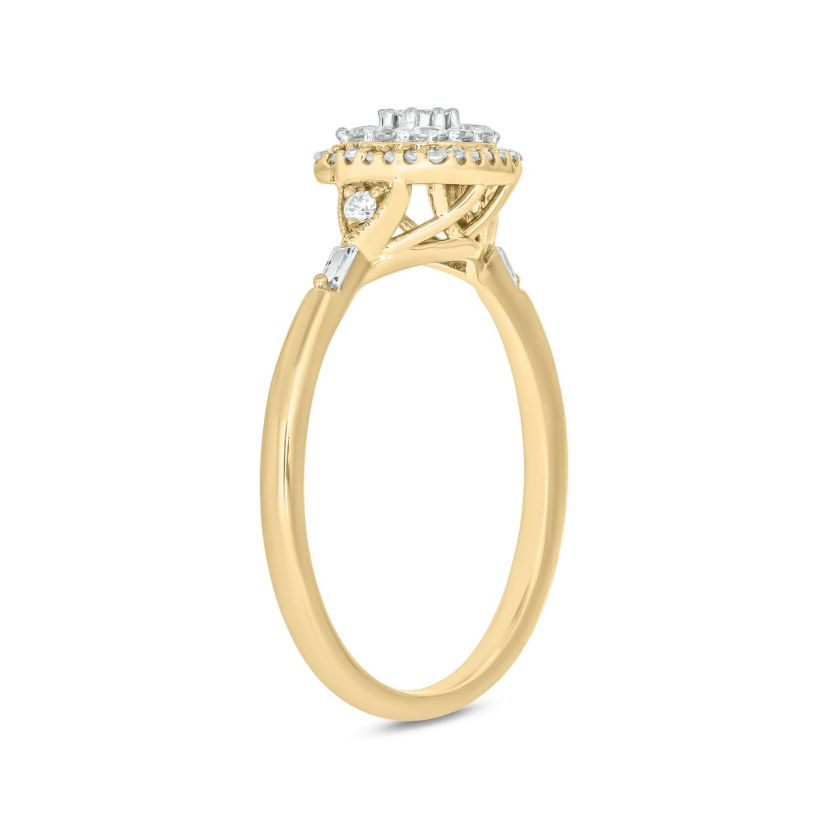 1/4 ct.t.w. Diamond Gorgeous Promise Ring in 14KT Yellow Gold