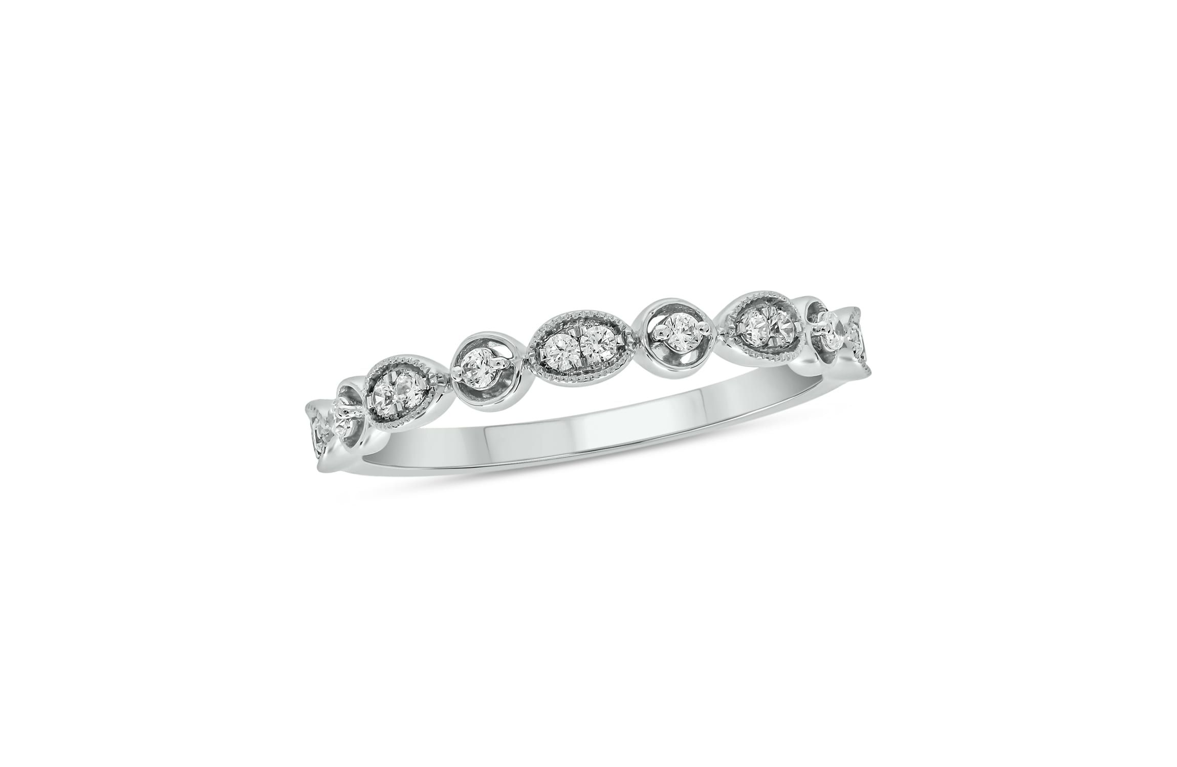 1/6 ct.t.w. Diamond Anniversary Band in 14KT Rose Gold
