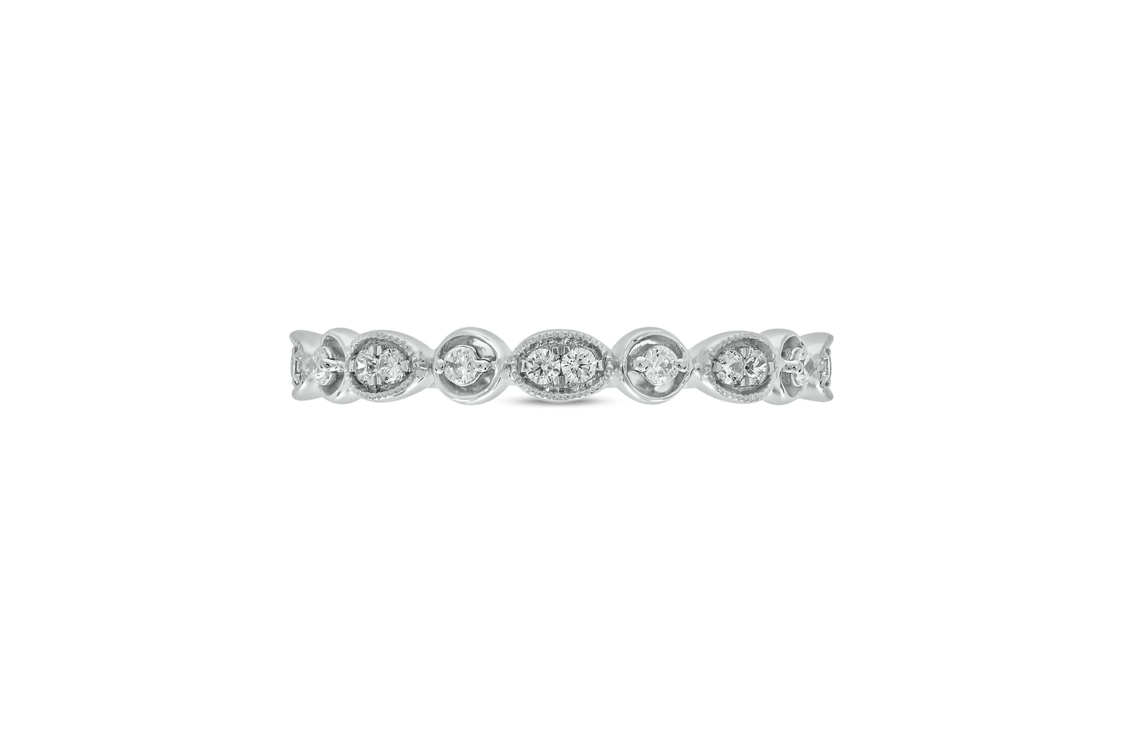 1/6 ct.t.w. Diamond Anniversary Band in 14KT Rose Gold