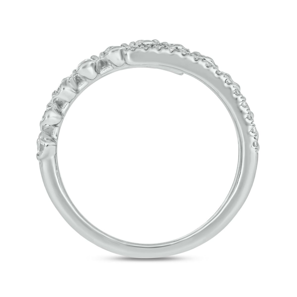 5/8 ct.t.w. Diamond Spiral Shape Fashion Ring in 14KT Rose Gold