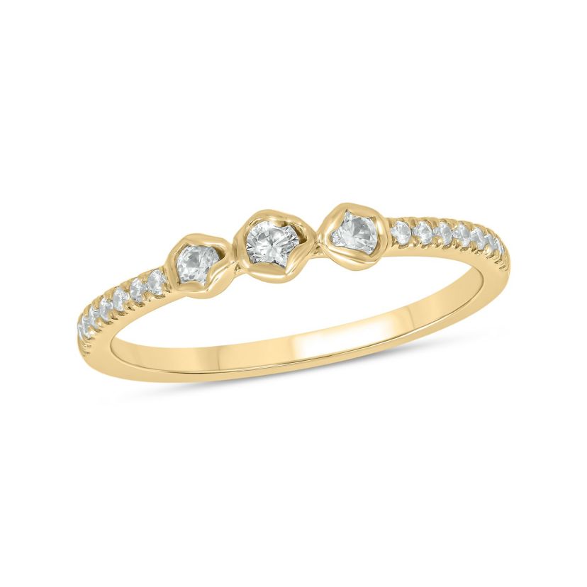 1/4 ct.t.w. Diamond  Fashion Ring in 14KT Rose Gold