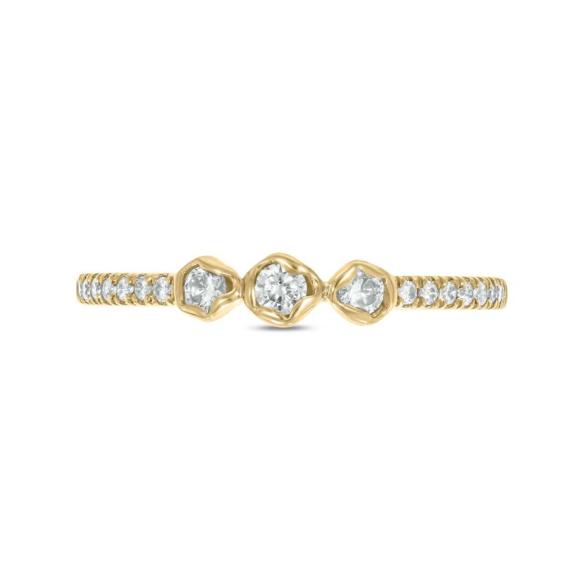 1/4 ct.t.w. Diamond  Fashion Ring in 14KT Rose Gold