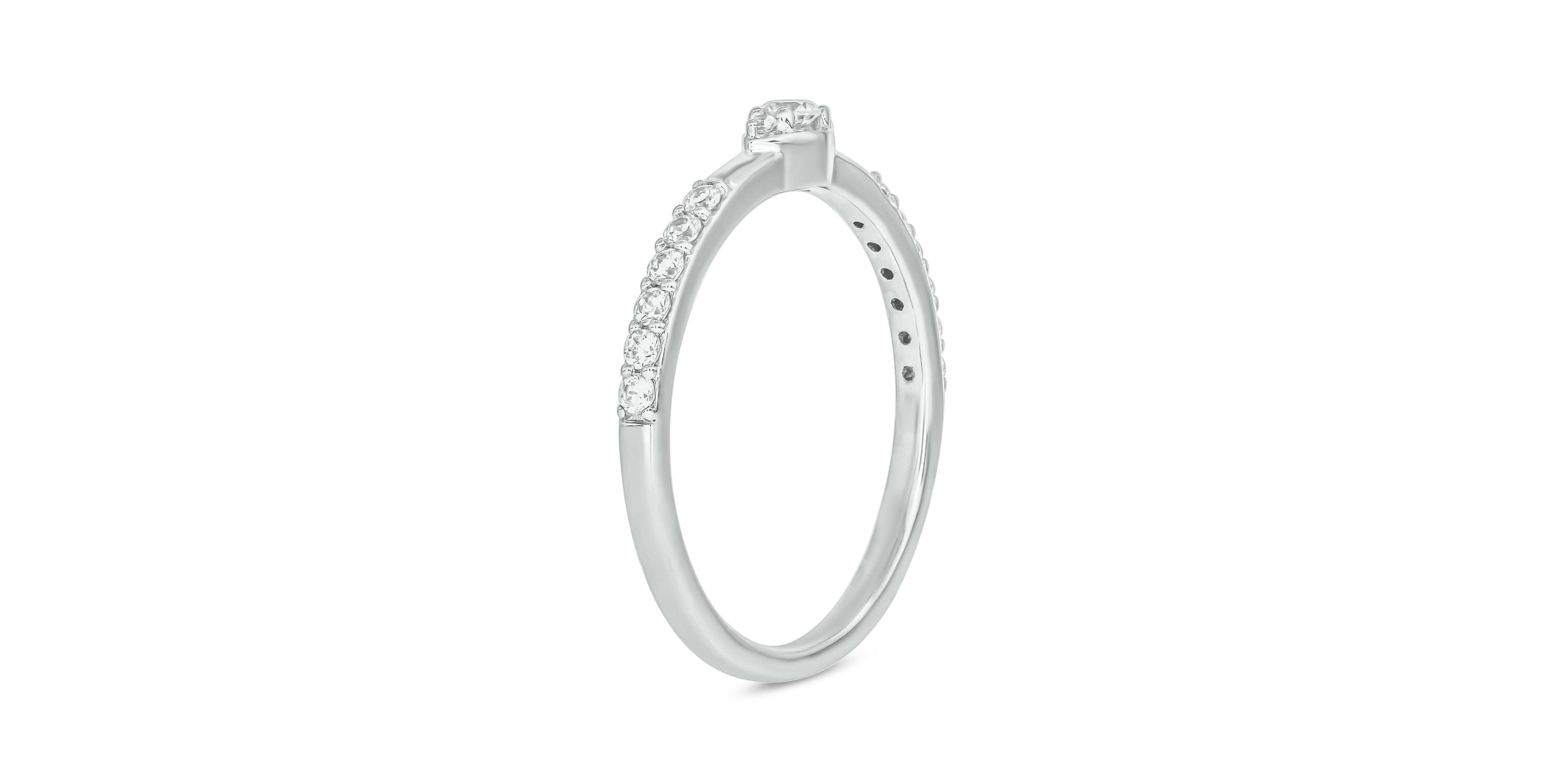 1/4 ct.t.w. Diamond Anniversary Band in 14KT White Gold