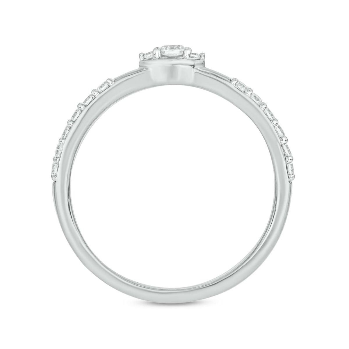 1/4 ct.t.w. Diamond Anniversary Band in 14KT White Gold