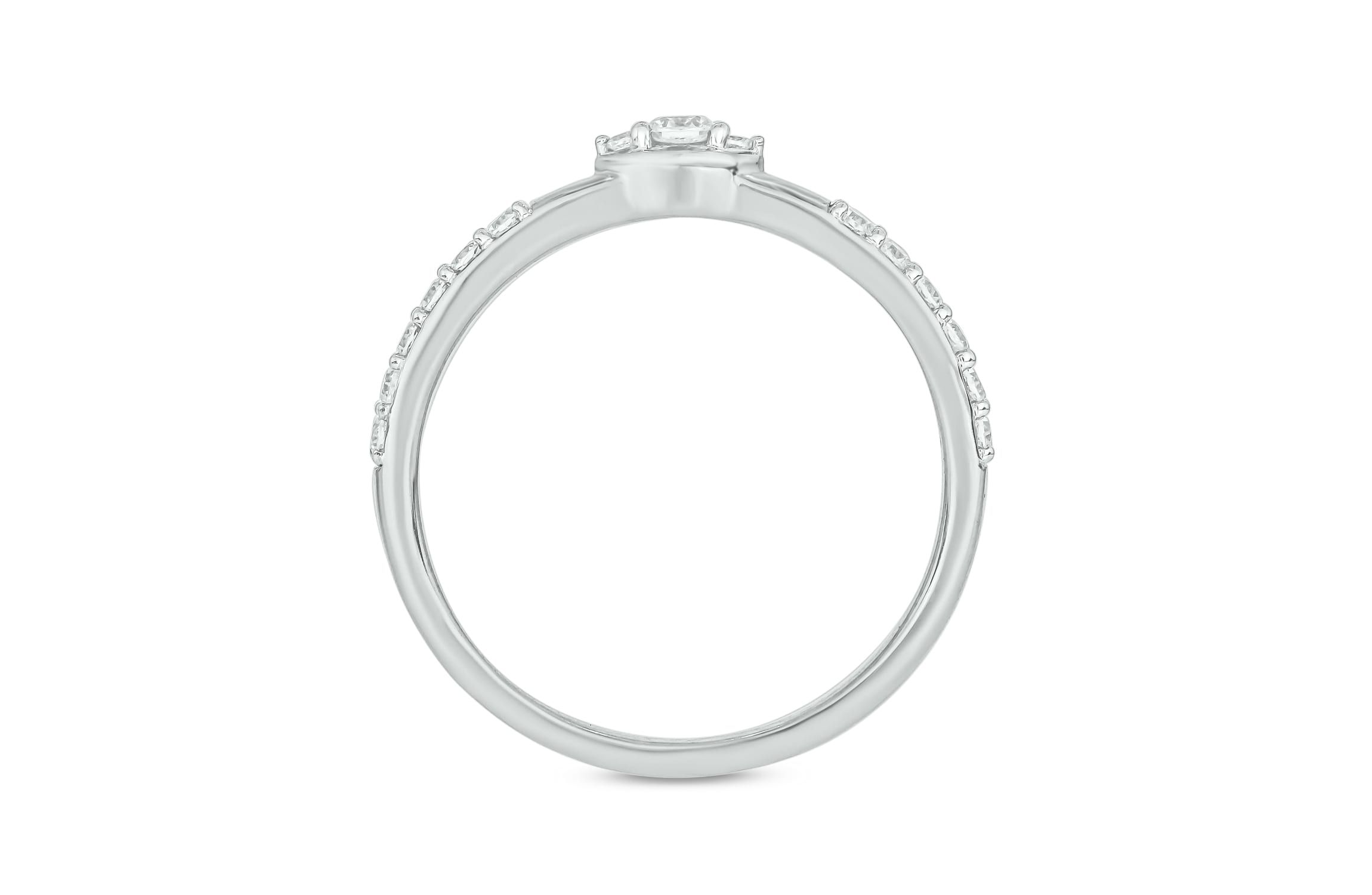 1/4 ct.t.w. Diamond Anniversary Band in 14KT White Gold