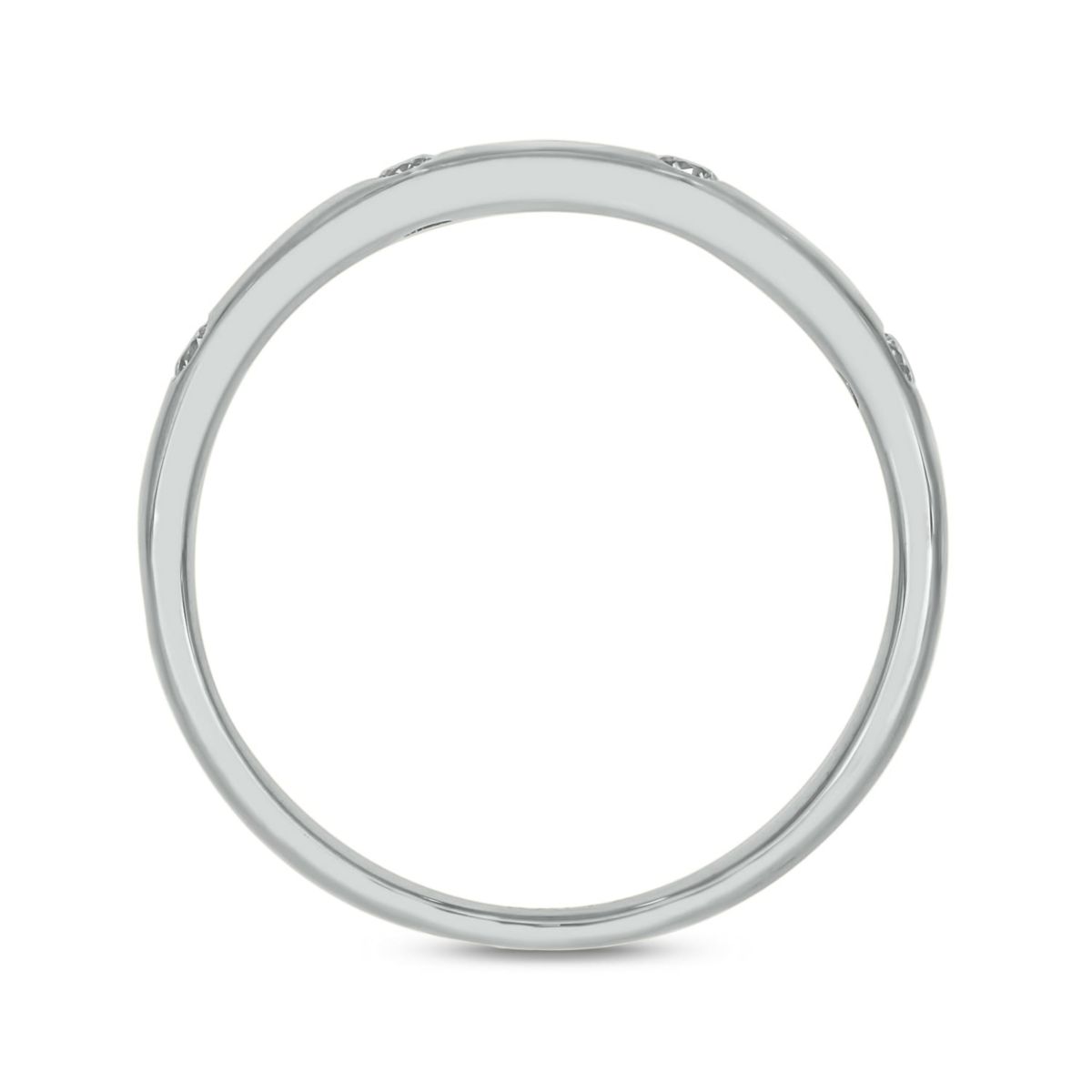 1/10 ct.t.w. Diamond Anniversary Band in 14KT White Gold