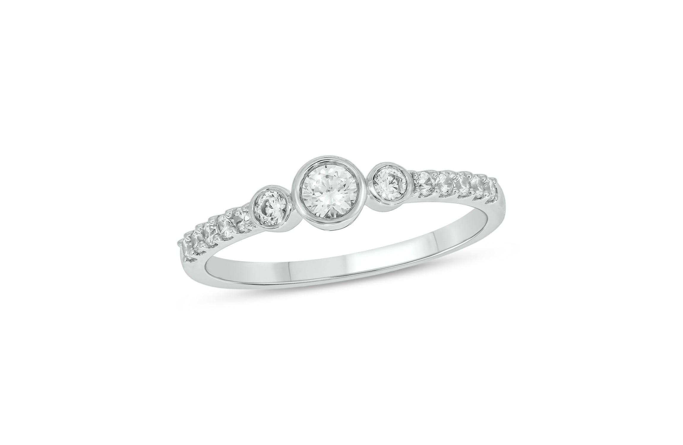 1/3 ct.t.w. Diamond Solitaire Ring in 14KT Yellow Gold