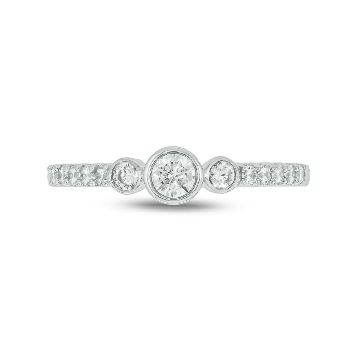 1/3 ct.t.w. Diamond Solitaire Ring in 14KT Yellow Gold