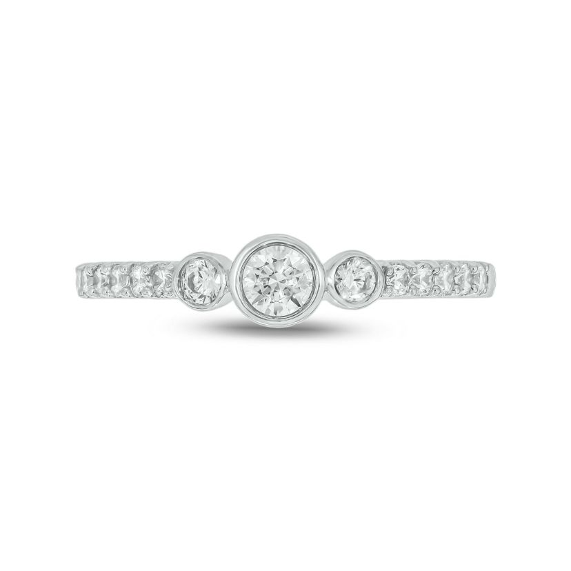 1/3 ct.t.w. Diamond Solitaire Ring in 14KT Yellow Gold
