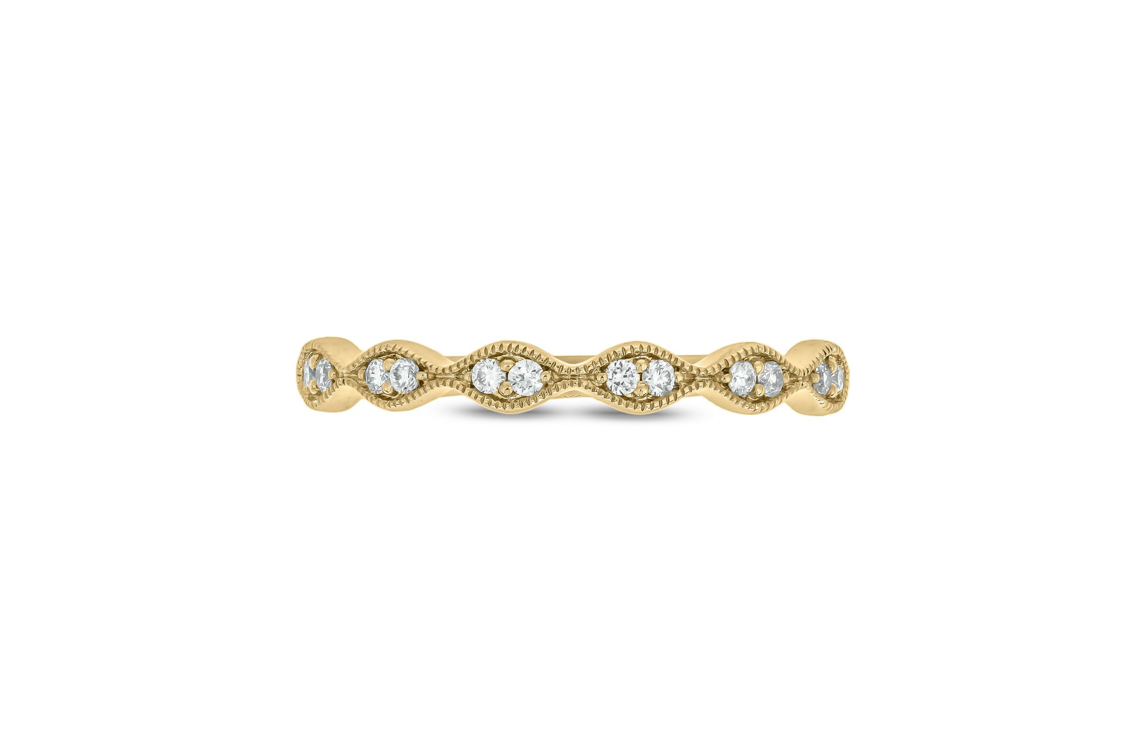 1/10 ct.t.w. Diamond Gorgeous  Anniversary Band in 14KT Yellow Gold