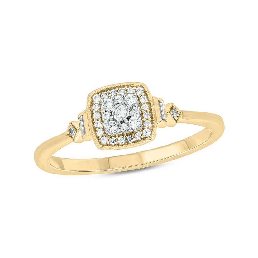 1/6 ct.t.w. Diamond Gorgeous Promise Ring in 14KT White Gold