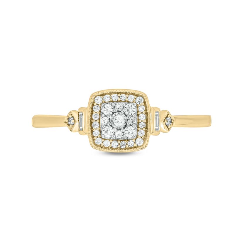 1/6 ct.t.w. Diamond Gorgeous Promise Ring in 14KT White Gold