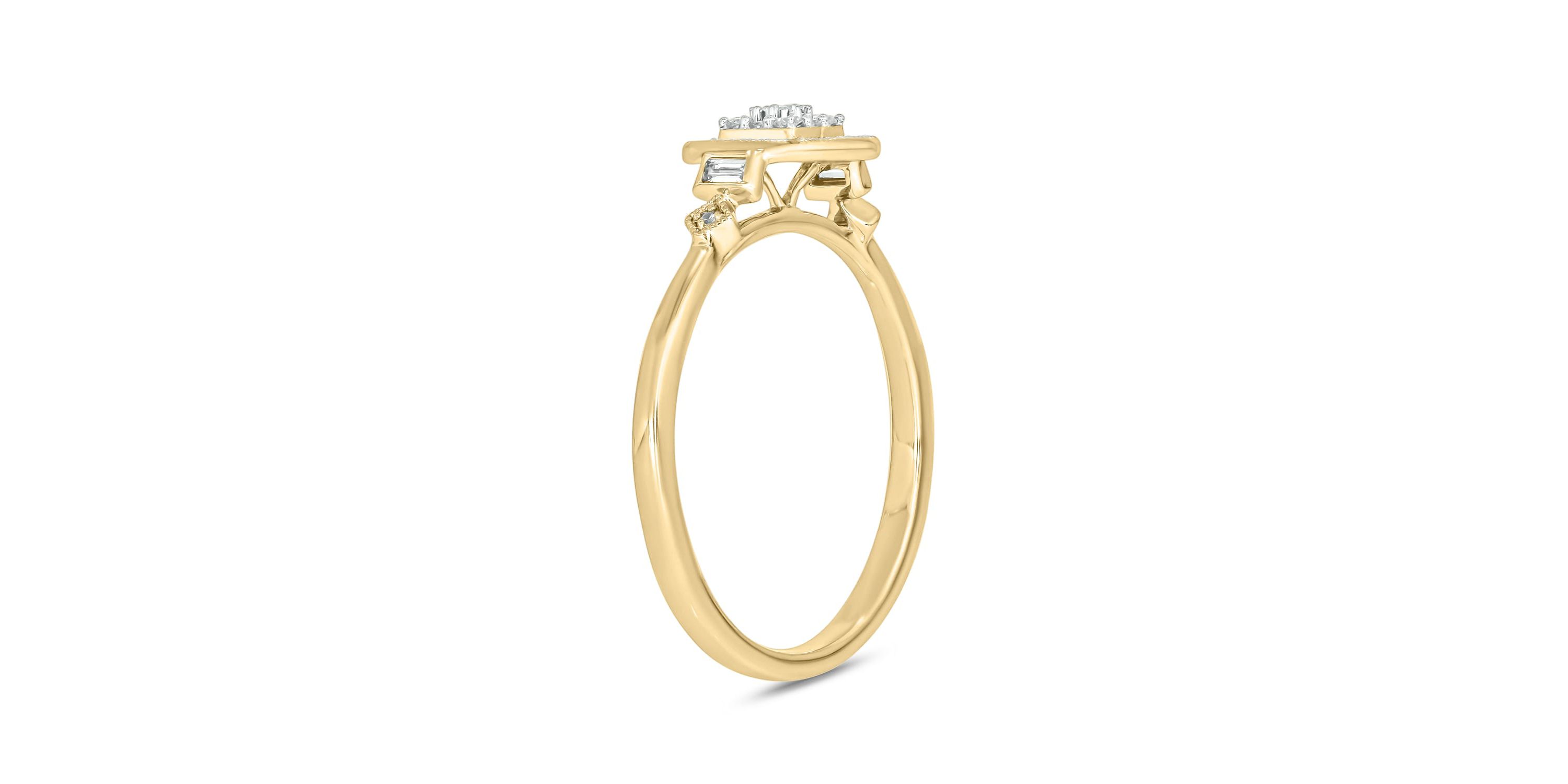 1/6 ct.t.w. Diamond Gorgeous Promise Ring in 14KT White Gold