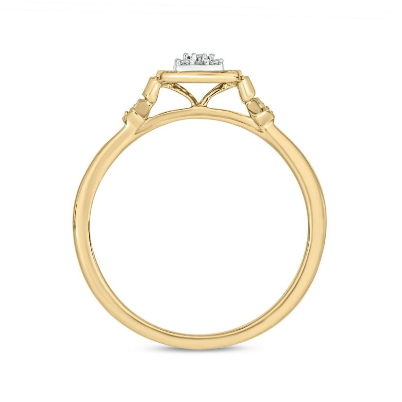 1/6 ct.t.w. Diamond Gorgeous Promise Ring in 14KT White Gold