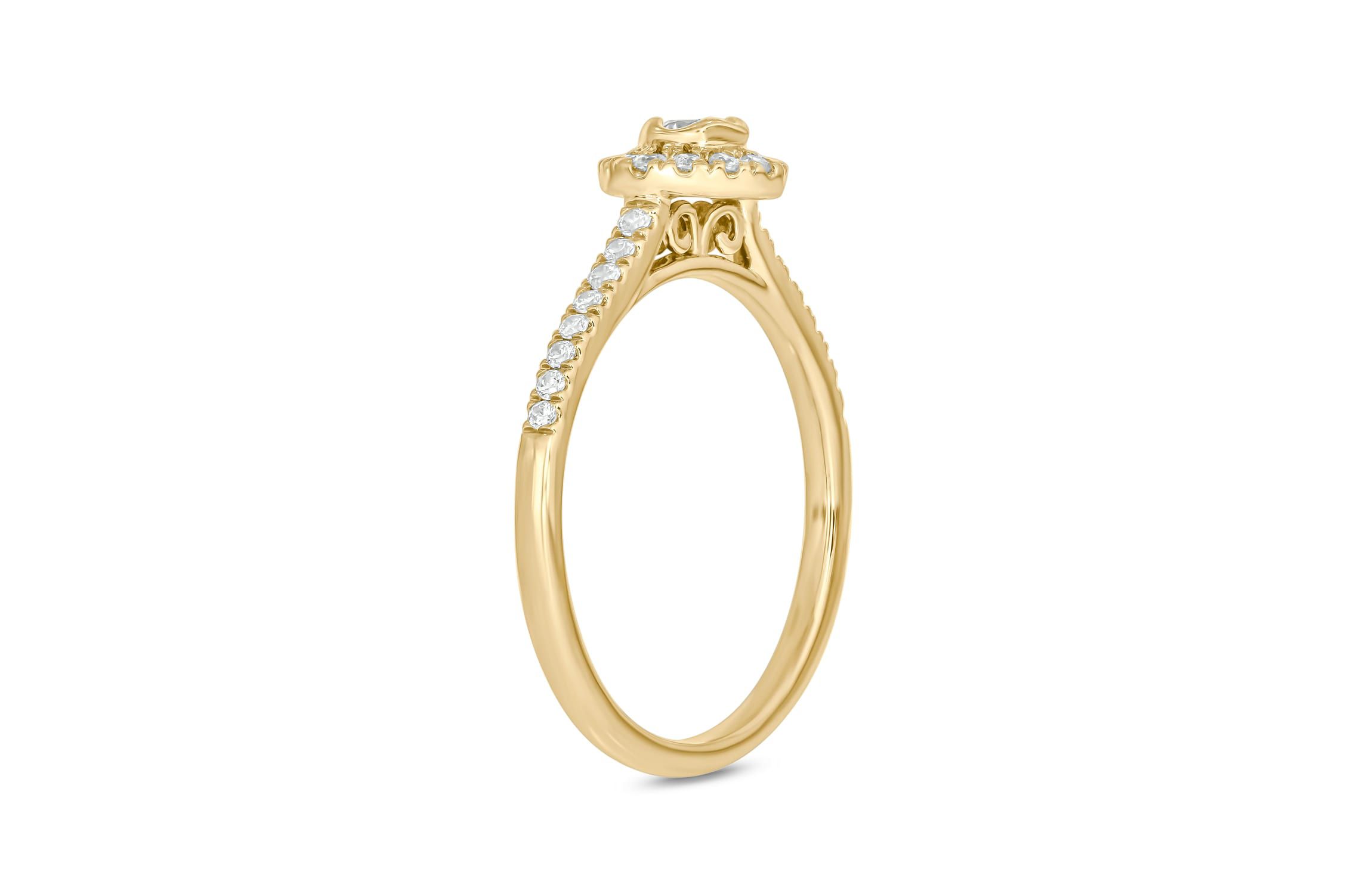 1/3 ct.t.w. Diamond Gorgeous Promise Ring in 14KT White Gold