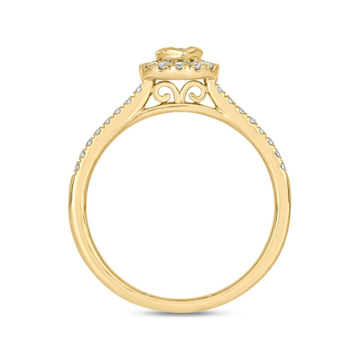 1/3 ct.t.w. Diamond Gorgeous Promise Ring in 14KT White Gold