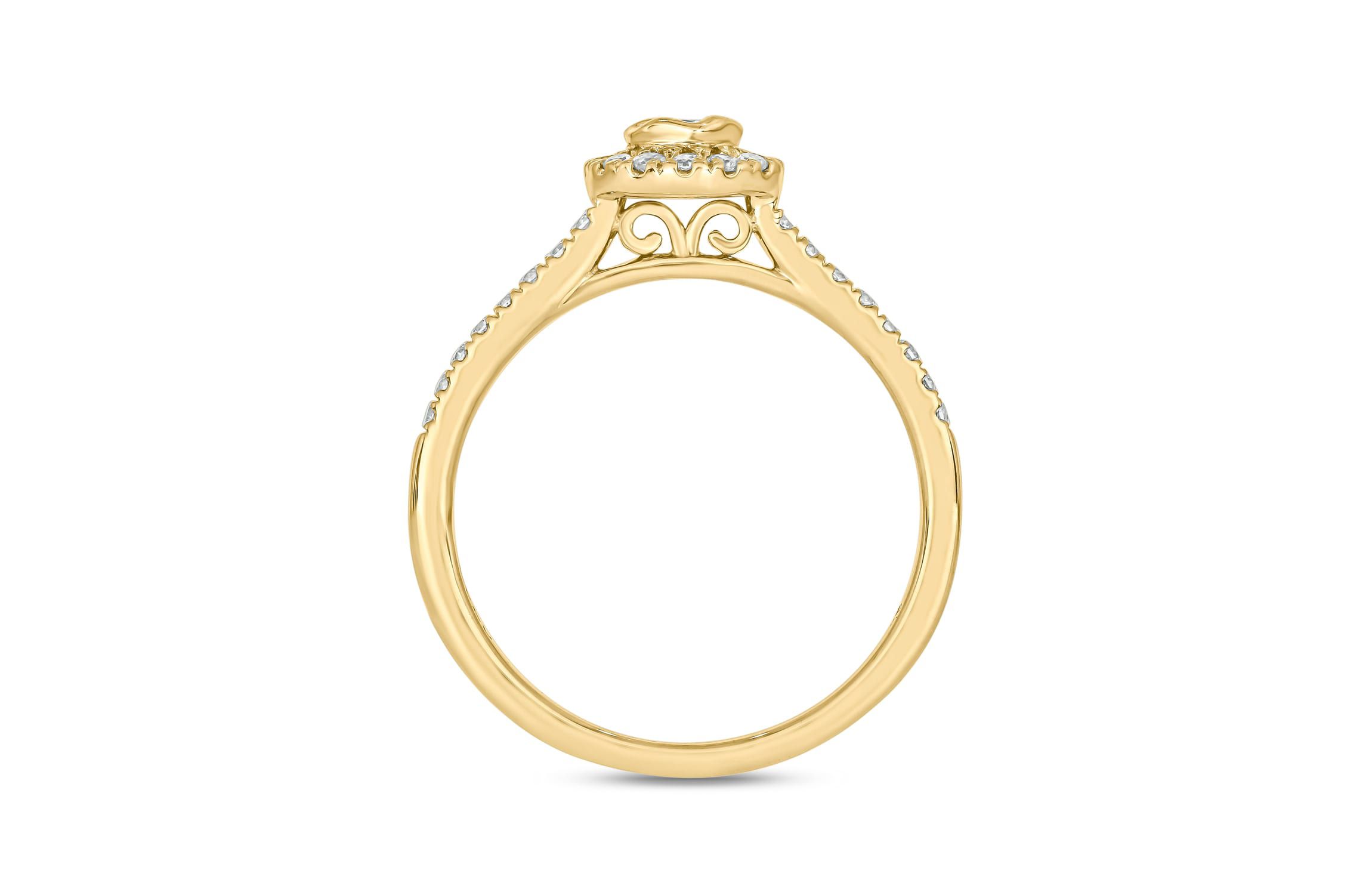 1/3 ct.t.w. Diamond Gorgeous Promise Ring in 14KT White Gold