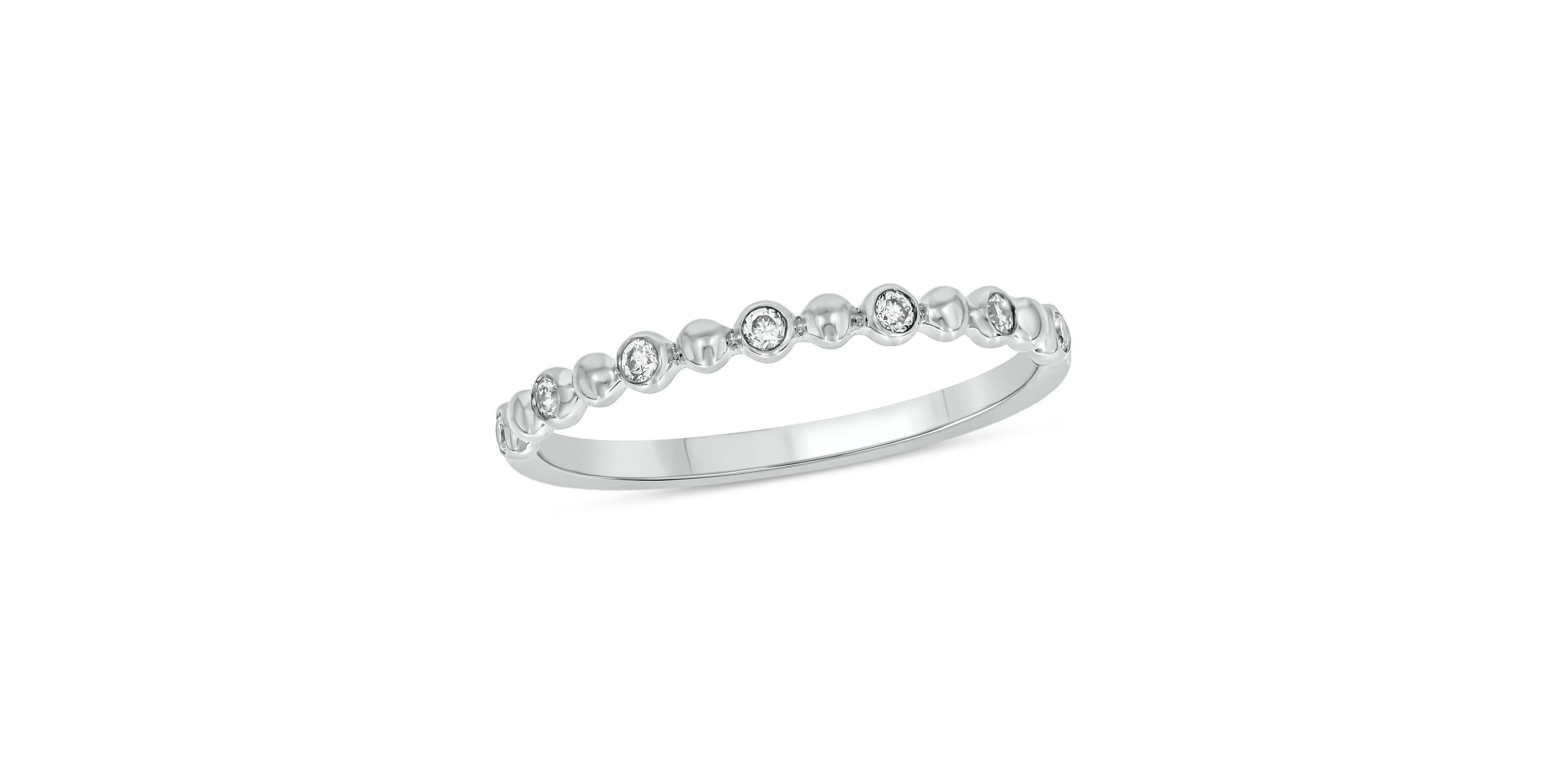 1/10 ct.t.w. Diamond Anniversary Band in 14KT Rose Gold