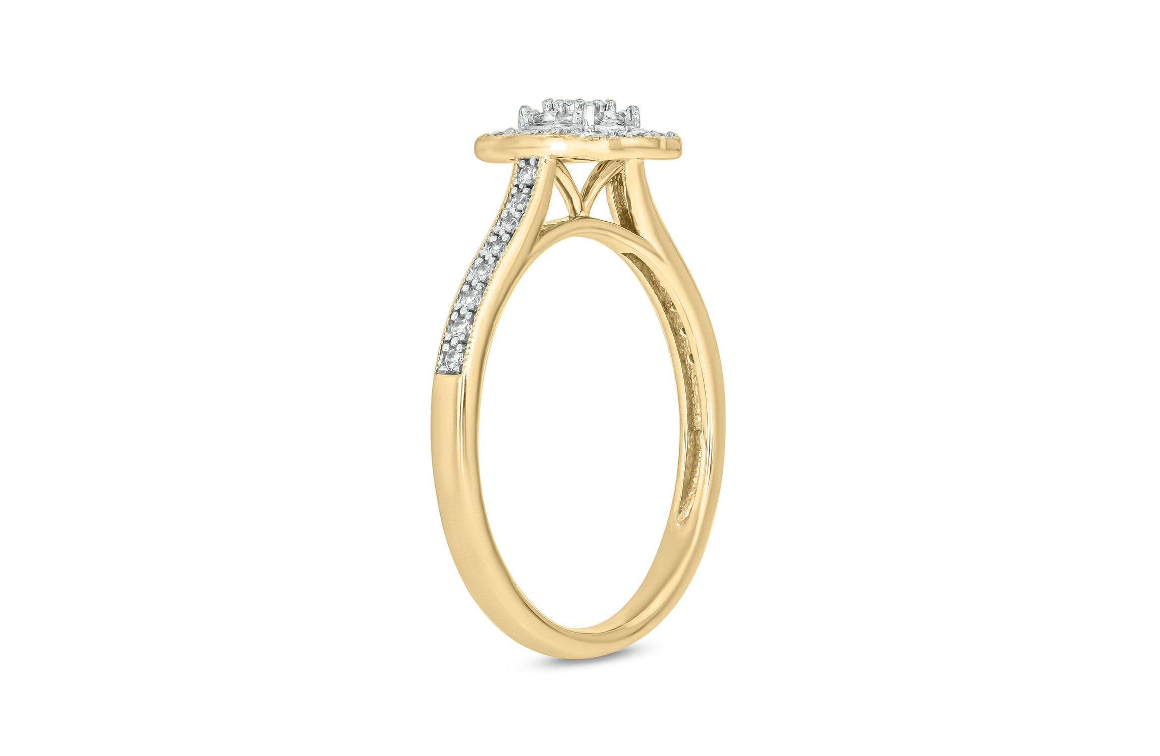 1/4 ct.t.w. Diamond Gorgeous Promise Ring in 14KT Yellow Gold