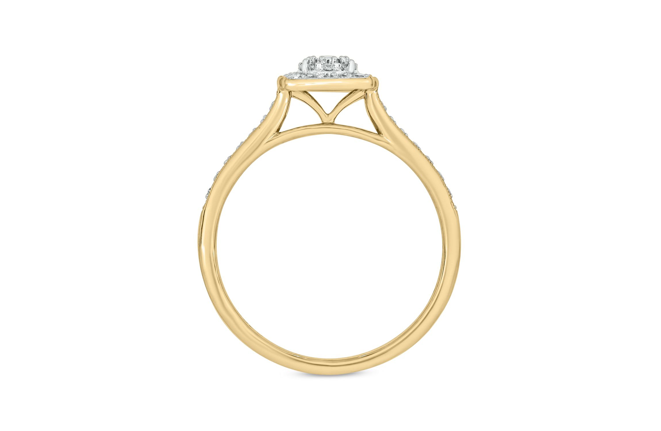 1/4 ct.t.w. Diamond Gorgeous Promise Ring in 14KT Yellow Gold