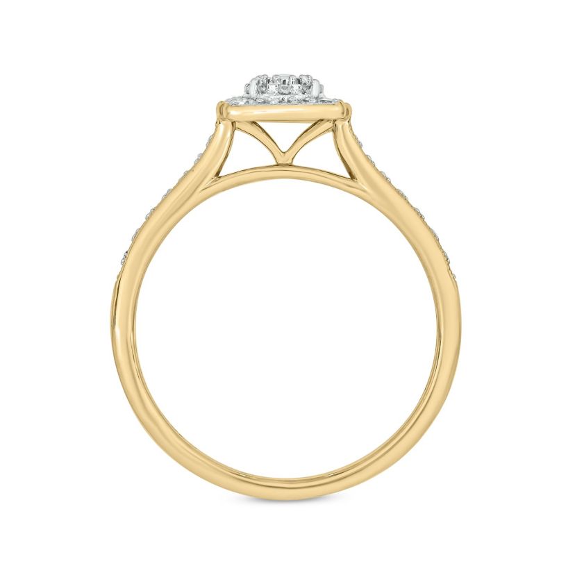 1/4 ct.t.w. Diamond Gorgeous Promise Ring in 14KT Yellow Gold