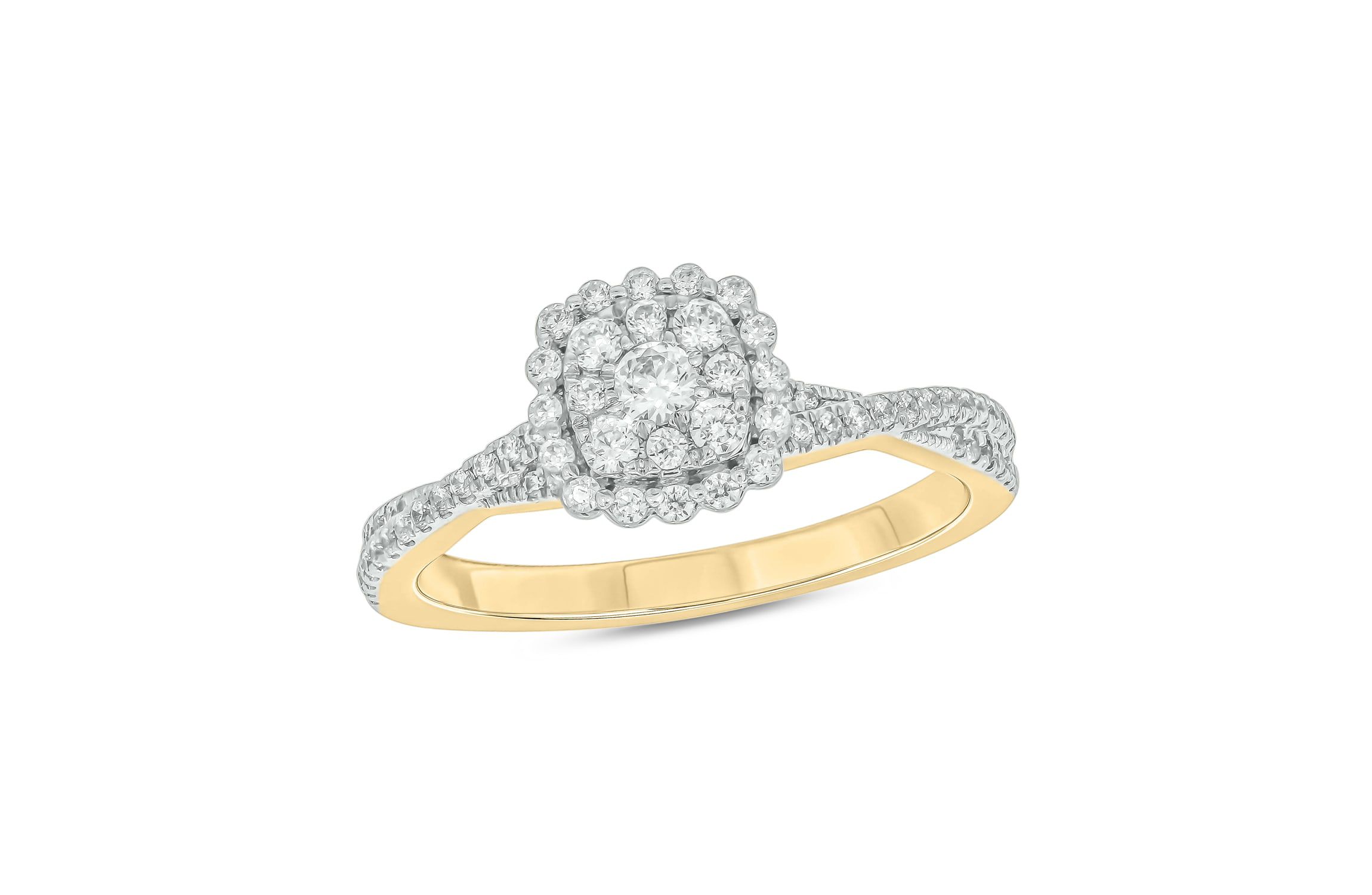 1/2 ct.t.w. Diamond  Fashion Ring in 14KT White Gold