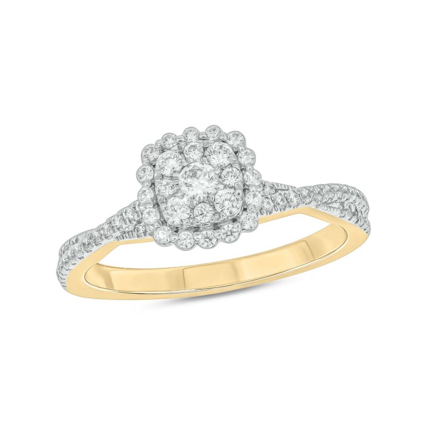 1/2 ct.t.w. Diamond  Fashion Ring in 14KT Rose Gold